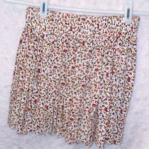 Beautiful floral mini skirt